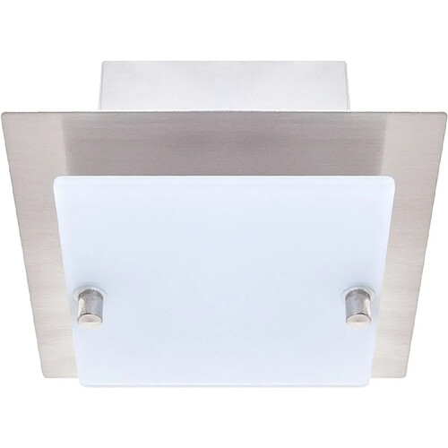 Plafond LARGE 1xG9 L.13xL.13xH.6cm Nickel