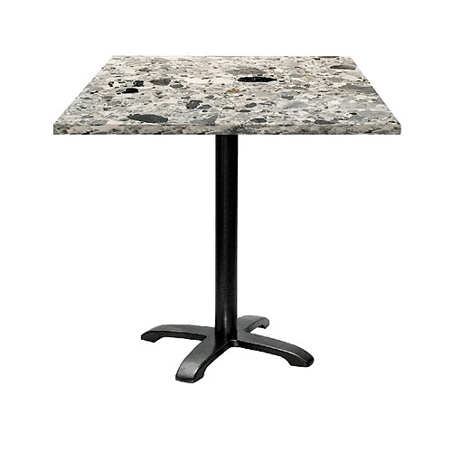 Restootab Table 70x70cm - modèle Bazila terrazzo cepp