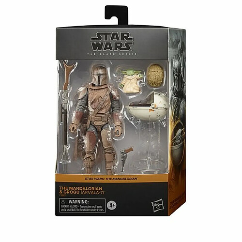 Ludendo Star Wars black series the Mandalorian Grogu Arvala 7 build up