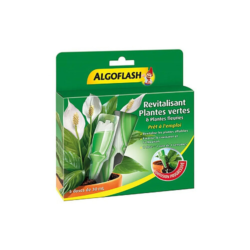 Algoflash Monodose Revitalisante Plantes Vertes & Plantes Fleuries 30 mL - 5 doses