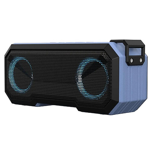 Yonis Enceinte Waterproof X8 Bluetooth V5 IPX7 Autonomie 12H Lumineuse