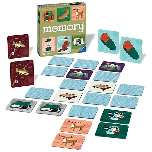 RAVENSBURGER - Grand memory Les grands espaces