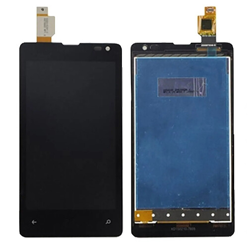 Wewoo Pour Microsoft Lumia 435 Noir pièce détachée LCD Affichage + Écran Tactile Digitizer Assemblée Remplacement