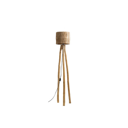 Lampadaire Romimex Naturel 30 x 160 x 30 cm