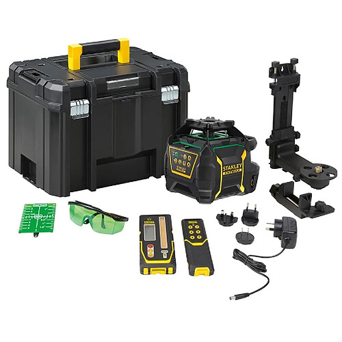 Stanley Niveau laser sansfil rotatif RL 750LG batterie 10 Ah chargeur Prostack