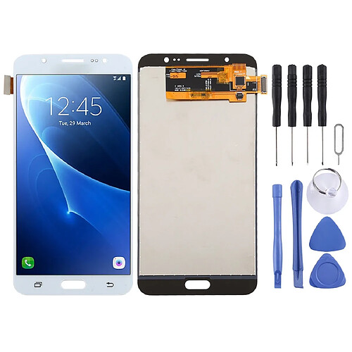 Wewoo Matériel TFT Ecran LCD et ensemble de numérisation complet pour Galaxy J7 2016 / Le 8J710F / J710FN / J710M / J710MN / J7108 Bleu