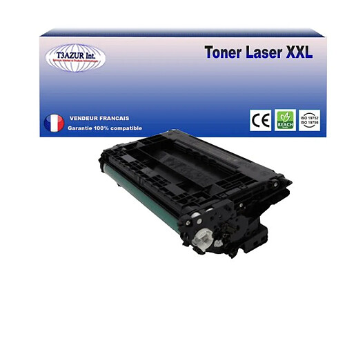 T3Azur Toner compatible pour HP LaserJet Enterprise FlowM608dn, M608n, M608x