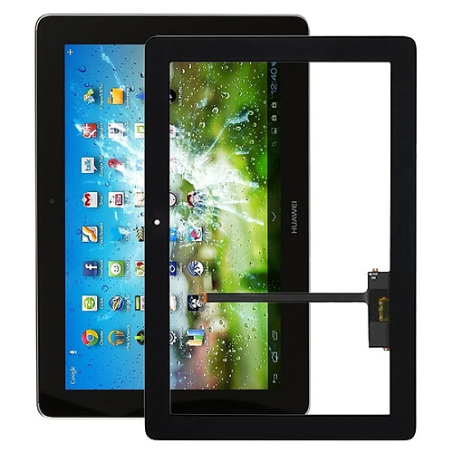 Wewoo Pour Huawei MediaPad 10 FHD noir / S10-101u pièce détachée remplacement d'écran tactile (seul sans le LCD)