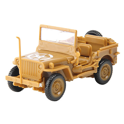 Scène De Jouets De Véhicule Simulé Au 1/48 Faisant 4D Assembler Des Kits De Modèle De Voiture Jaune