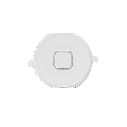 Visiodirect Bouton home central blanc de remplacement pour iPhone 4S sans la nappe