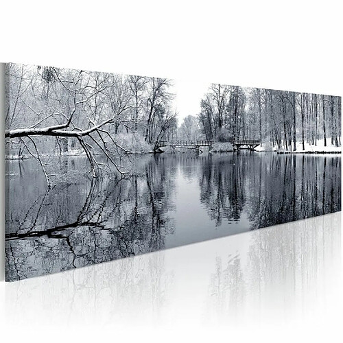 Paris Prix Tableau Imprimé Paysage : Hiver 45 x 135 cm