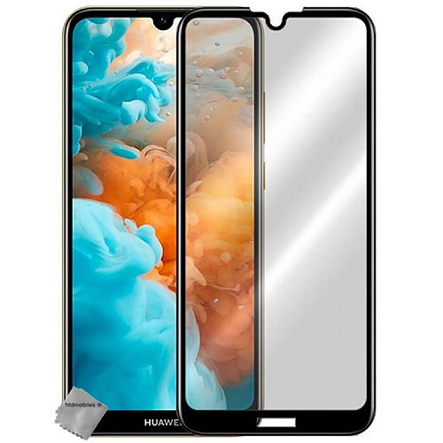 Htdmobiles Film de protection vitre verre trempe incurve integral pour Huawei Y6 (2019) - NOIR