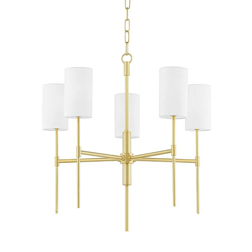 Mitzi Chandelier Olivia 5x40W E14 Laiton