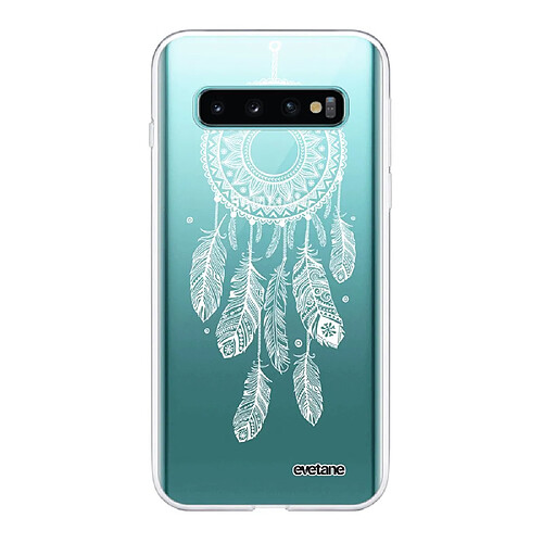 Coque Samsung Galaxy S10 360 intégrale transparente Attrape reve blanc Ecriture Tendance Design Evetane.