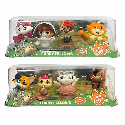 44 CATS Figurine X4 - SMOBY