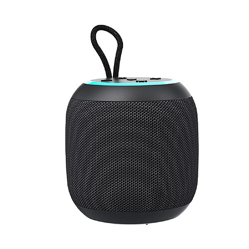 Yonis Enceinte Bluetooth Waterproof Ultra Portable TWS IPX7 Avec Basses Équilibrées Et Lumière LED