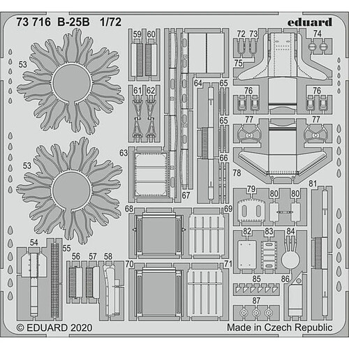 B-25B for Airfix - 1:72e - Eduard Accessories