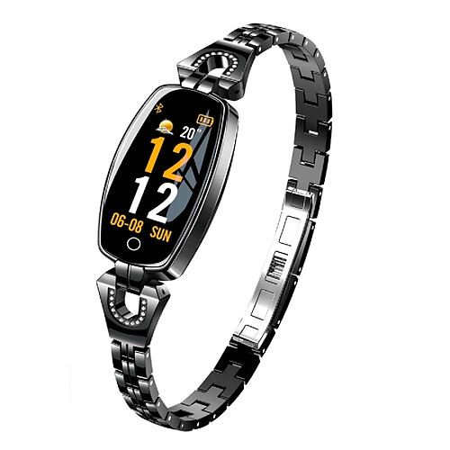 Wewoo Montre connectée Smartwatch 0,96 pouce TFT Mode Écran Couleur Intelligente IP67 Imperméable, Rappel de Message Soutien / Moniteur Fréquence Cardiaque / Surveillance la pression artérielle / du sommeil / Sport multiple (Noir)