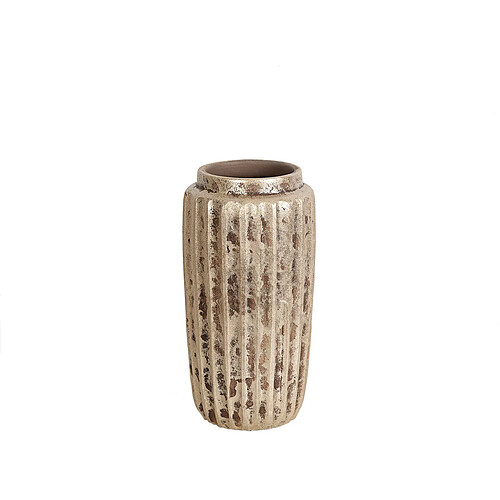 Vase Romimex Beige Céramique 30 x 30 x 15 cm 15 x 30 x 15 cm