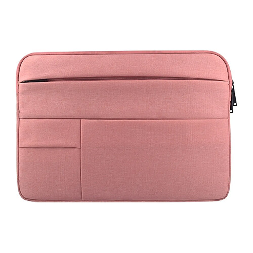 Wewoo Sacoche pour ordinateur portable rose 12 pouces et ci-dessous Macbook, Samsung, Lenovo, Sony, DELL Alienware, CHUWI, ASUS, HP Universel poches multiples Oxford chiffon doux sac de tablette portable,