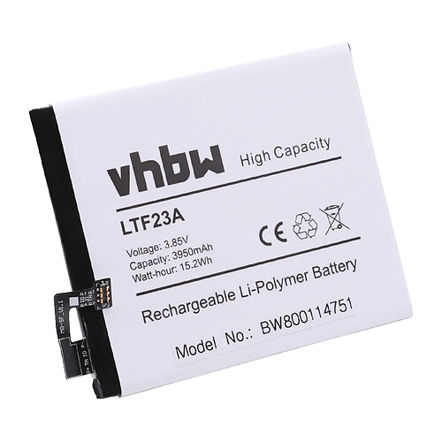 vhbw Li-Polymère batterie 3950mAh (3.85V) pour téléphone portable mobil smartphone LeTV Pro 3, X720