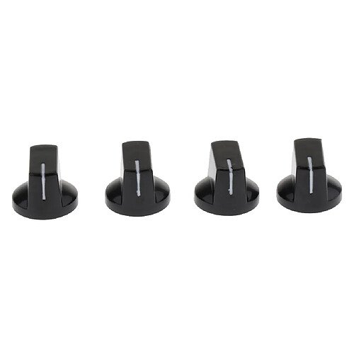 4pcs boutons de pédale d'effet d'ampli guitare