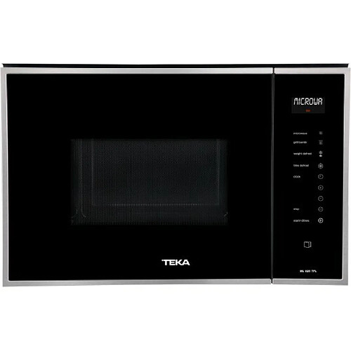 Teka Micro ondes Grill Encastrable ML 825 TFL, 25 litres, Gril, 900w, niche 38 cm