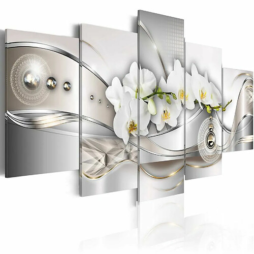 Paris Prix Tableau Imprimé Pearl Dance of Orchids 50 x 100 cm