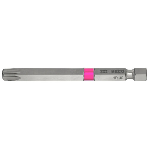 Heco - Schrauben Embouts longs HECO-Drive HD-40 code Rose - Boite de 3 - 57103