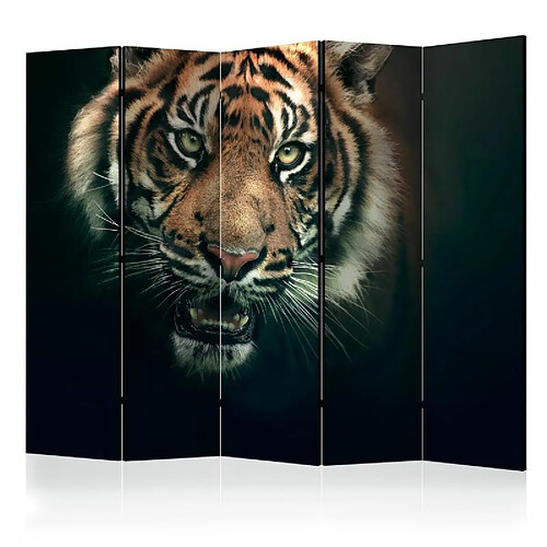 Paris Prix Paravent 5 Volets Bengal Tiger 172x225cm