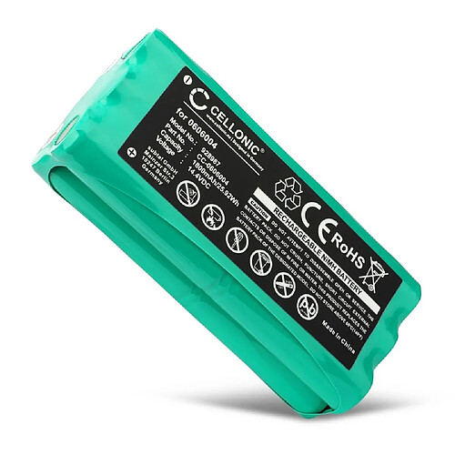 Batterie pour Dirt Devil Spider M612 2.0, Spider, M612 Spider, Libero, M611 FUSION 1800mAh de CELLONIC