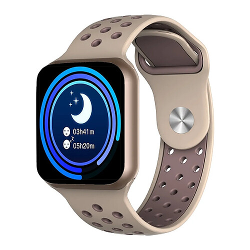 Wewoo Montre connectée F8 1,3 pouces écran couleur IPS Smart Watch IP67 étancherappel d'appel de soutien / surveillance de la fréquence cardiaque / pression artérielle / du sommeil Or