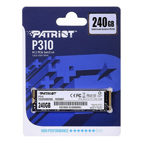 Disque dur Patriot Memory P310 240 GB SSD