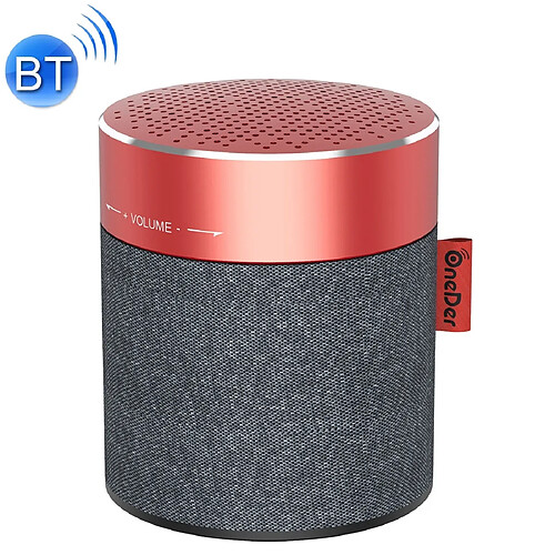 Wewoo Enceinte Bluetooth Haut-parleur sans fil Oneder V13 Miniprise en charge mains libresTF & FM et AUX rouge