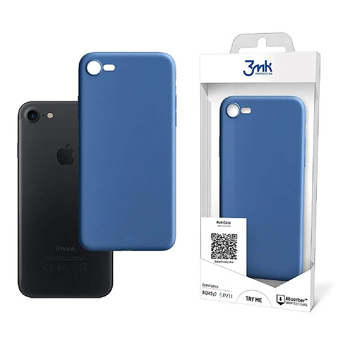 Max Protection Apple iPhone 7/8/SE 2020/2022 - 3mk Matt Case blueberry