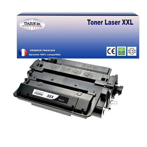 T3Azur Toner compatible avec HP Laserjet P3010, P3011, P3015, P3015D