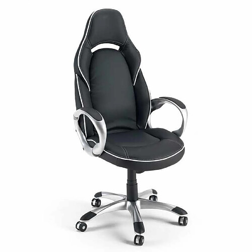 Franchi Chaise de bureau sport fauteuil gamer ergonomique simili cuir Classic