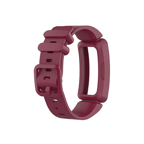 Wewoo Bracelet pour montre connectée en silicone Smartwatch Fitbit Inspire HR Fil rouge