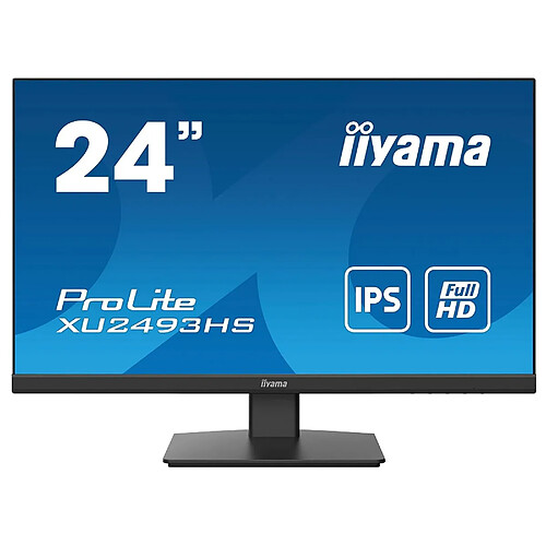 Ecran PC - IIYAMA - PROLITE XU2493HS-B4 - 24 FHD - Dalle IPS - 4 MS - 75 Hz - HDMI / DisplayPort / VGA