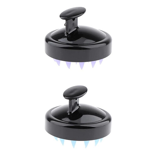 Peigne de Massage Capillaire En Silicone 2 Pièces pour Bébés