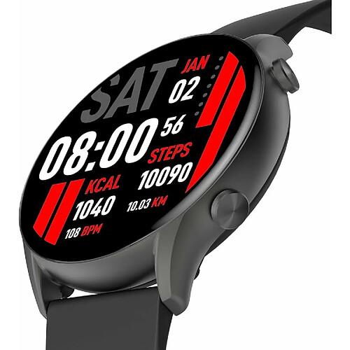 Riffi Montre intelligente KR-BLACK Noir