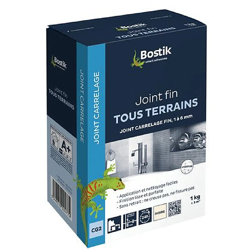 Bostiksa Joint fin tous terrains BOSTIK Blanc - 30604101