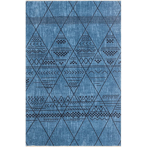 Hadorn Tapis 275x185 Bleu Kriens Maya