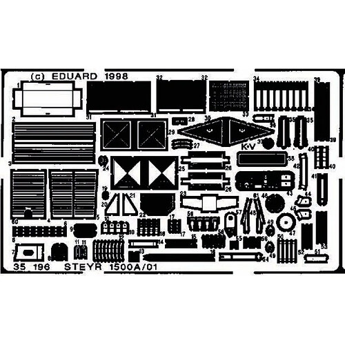 Steyer 1500A/01 Detailbausatz - 1:35e - Eduard Accessories