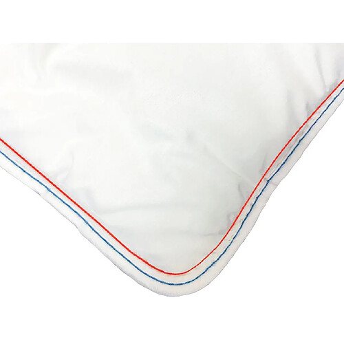 Vente-Unique Couette sensation duvet en percale de coton 91 fils/cm² - 220 x 240 cm - 400 g/m² - Blanc - AUXENCE