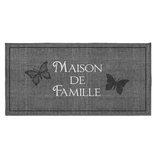 Paris Prix Tapis Rectangle Familia 50x120cm Gris