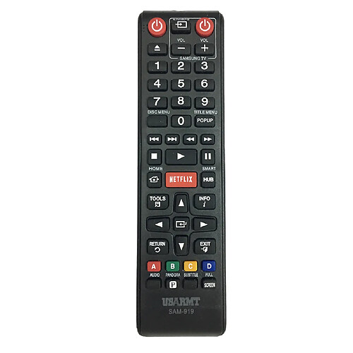 GUPBOO USBRMT pour SAM SUNG Samsung TV Télécommande universelle SAM-919 avec instructions