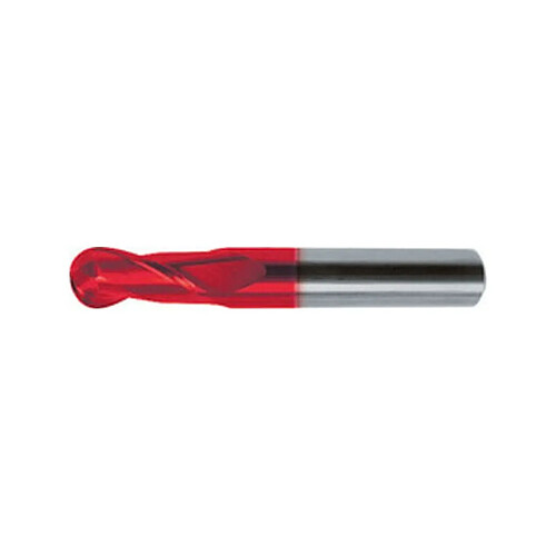 GUHRING Fraise à rayon, longue, type N, queue DIN 6353-HA, UF, surface à revêtement Fire, Ø d1 - h10 : 12,0 mm, Long. totale I1 83 mm