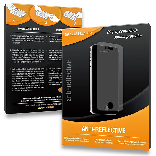 2 x Swido Protection d'écran Anti-Reflets pour ASUS Padfone ? Qualité supérieure (Anti-Reflets, Enduit Dur, Application sans Bulles)