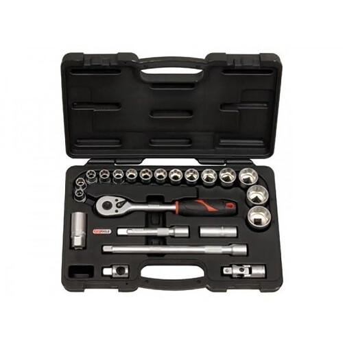 KS TOOLS Coffret de douilles 1/2 - 22 pièces, de 10 à 32 mm TORX - 911.0622